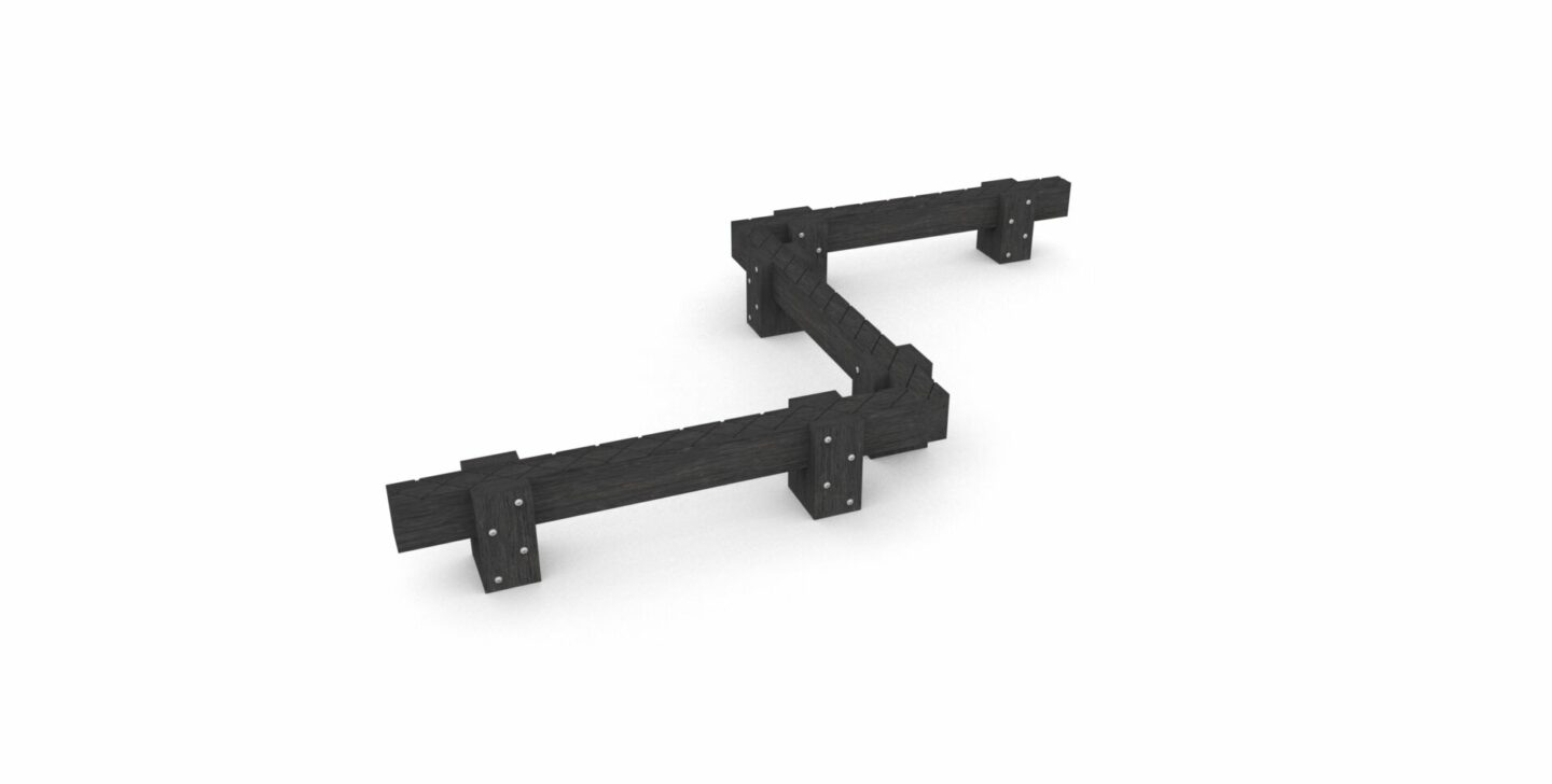 Zig Zag Balance Beams | Inspire Play